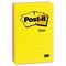 Post-it Notes Ultra Color Notes, 4 x 6, Lined, Three Colors, 3 100-Sheet Pads/Pack MMM6603AU