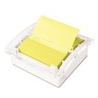 Post-it Pop-up Notes Clear Top Pop-up Note Dispenser for 3 x 3 Self-Stick Notes, White MMMDS330WH