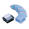Post-it Pop-up Notes Clear Top Pop-up Note Dispenser w/12 3 x 3 Pastel Self-Stick Pads, Black MMMDS330VA