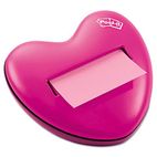 Post-it Pop-up Notes Heart Notes Dispenser for 3 x 3 Pop-up Notes, Pink MMMHD330