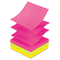 Post-it Pop-up Notes Pop-Up Note Refill, 3 x 3, Five Neon Colors, 6 100-Sheet Pads/Pack MMMR330AN