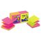 Post-it Pop-up Notes Pop-Up Refills, 3 x 3, 4 Alternating Neon Colors, 12 100-Sheet Pads/Pack MMMR330NALT