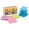 Post-it Pop-up Notes Super Sticky Pop-Up Notes, 3 x 3, Electric Glow, 10 90-Sheet Pads/Pack MMMR33010SSAN