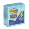 Post-it Pop-up Notes Super Sticky Pop-Up Refills, 4 x 4, Lined, Aquamarine, 5 90-Sheet Pads/Pack MMMR440AQSS