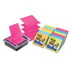 Post-it Pop-up Notes Super Sticky Super Sticky Pop-up Dispenser Value Pack, 3 x 3, Assorted MMMDS330SSVA