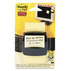 Post-it Pop-up Notes Super Sticky Super Sticky Pop-up Note Dispenser for 2 x 2 Self-Stick Notes, Black Base MMMR220SS
