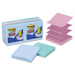 Post-it Pop-up Notes Super Sticky Super Sticky Pop-Up Notes, 3 x 3, Tropic Breeze, 10 90-Sheet Pads/Pack MMMR33010SST