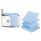 Post-it Pop-up Notes Super Sticky Vertical Pop-up Dispenser, 4 x 4 Pad, Acrylic MMMTL440