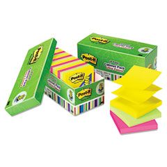 Post-it Pop-up Notes Ultra Pop-Up Note Refills, 3 x 3, Assorted Colors, 18 100-Sheet Pads/Pack MMMR33018AUCP