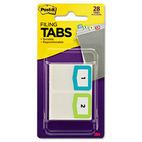 Post-it Preprinted File Tabs, 1 3/4 x 1 1/2, Numbers 1-12, 28/Pack MMM686NMBR