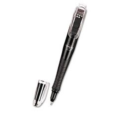 Post-it Roller Ball Retractable Gel Pen with 50 Flags, Black Ink, Fine, 2 per Pack MMM694G2BLK7