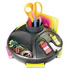 Post-it Rotary Self-Stick Notes Dispenser, Plastic, Rotary, 10" diameter x 6, Black MMMC91