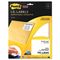 Post-it Super Sticky Removable ID Labels, 3 1/3w x 4h, White, 150/Pack MMM2500J