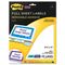 Post-it Super Sticky Removable ID Labels, 8-1/2w x 11,h White, 25 Labels/Pack MMM2500L