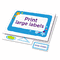 Post-it Super Sticky Removable ID Labels, 8-1/2w x 11,h White, 25 Labels/Pack MMM2500L
