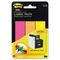 Post-it Super Sticky Removable Label Pads, 1w x 3h, Fuchsia/Orange/Yellow, 75 Labels/PK MMM2900FOY
