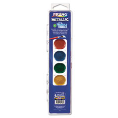 Prang Metallic Washable Watercolors, 8 Assorted Colors DIX80516