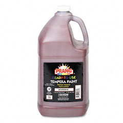Prang Ready-to-Use Tempera Paint, Brown, 1 gal DIX22807