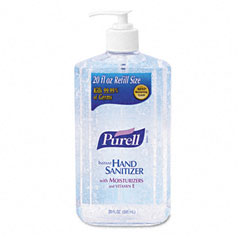 PURELL Hand Sanitizer, 20-oz. Pump Bottle, 12/Carton GOJ302312