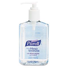 PURELL Instant Hand Sanitizer, 8-oz. Pump Bottle, 12/Carton GOJ965212CT