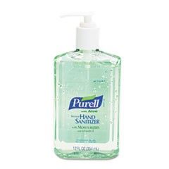 PURELL Instant Hand Sanitizer w/Aloe, 12-oz. Pump Bottle GOJ363912EA