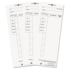 Pyramid Technologies Time Card for Model 4000 Payroll Recorder, 3-1/2 x 8-1/2, 100/Pack PTI4410010
