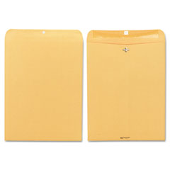Quality Park Clasp Envelope, 12 x 15 1/2, 32lb, Light Brown, 100/Box QUA37810