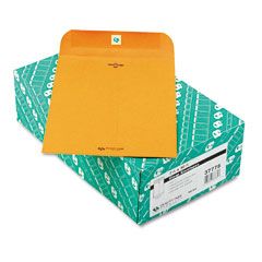 Quality Park Clasp Envelope, 7 1/2 x 10 1/2, 32lb, Light Brown, 100/Box QUA37775