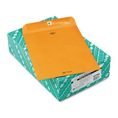 Quality Park Clasp Envelope, 9 1/2 x 12 1/2, 32lb, Light Brown, 100/Box QUA37793