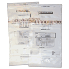 Quality Park Coin Totes, Double Handle, 13 x 25, Clear, 100 per Pack QUA45240
