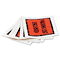 Quality Park Full-Print Self-Adhesive Packing List Envelope, Orange, 5 1/2 x 4 1/2, 1000/Box QUA46897