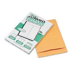 Quality Park Jumbo Size Kraft Envelope, 15 x 20, Light Brown, 25/Box QUA42355