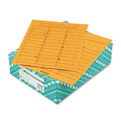 Quality Park Light Brown Kraft Redi-Tac Box-Style Interoffice Envelope, 10 x 13, 100/Box QUA63666