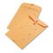Quality Park Light Brown Kraft String & Button Interoffice Envelope, 10 x 15, 100/Carton QUA63564