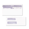 Quality Park Reveal-N-Seal Double Window Check Envelope, Self-Adhesive, White, 500/Box QUA67539