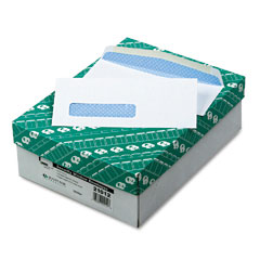 Quality Park Security Business Envelope, Address Window, Contemporary, #8 5/8, White, 500/Box QUA21012