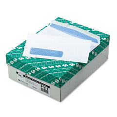 Quality Park Security Business Envelope, Address Window, Contemporary, #9, White, 500/Box QUA21212