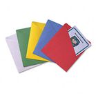 Quality Park Slash-View Pocket Organizers, Letter, Assorted Colors, 25/Pack QUA89503