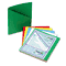 Quality Park Slash-View Pocket Organizers, Letter, Assorted Colors, 25/Pack QUA89503