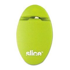 Quality Park Slice Envelope Opener, Ceramic Blade, Green QUA46902