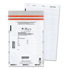Quality Park Tamper-Evident Deposit Bags, 12 x 16, White, 100 per Pack QUA45232