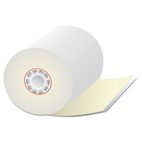 Quality Park Two-Ply Cash Register Rolls, 3" x 90 feet, White/Canary, 50/Carton QUA15612