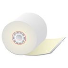 Quality Park Two-Ply Credit/Debit Verification Rolls, 2-1/4" x 70 ft., White/Canary, 50/Ctn QUA15625