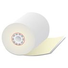 Quality Park Two-Ply Teller Window/Financial Rolls, 3-1/4" x 80 ft., White/Canary, 60/Carton QUA15628