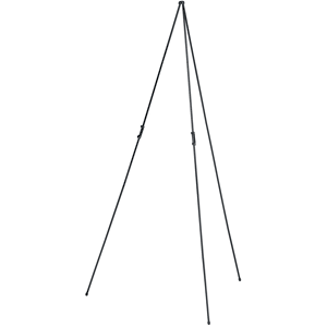 Quartet 29E Full Size Instant Easel, 62-3/8" Maximum Height, Steel, Black