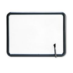Quartet Contour Dry-Erase Board, Melamine, 24 x 18, White, Gray Frame QRT7551