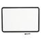 Quartet Contour Dry-Erase Board, Melamine, 36 x 24, White, Gray Frame QRT7553
