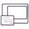 Quartet Contour Dry-Erase Board, Melamine, 36 x 24, White, Gray Frame QRT7553