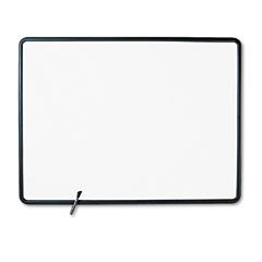Quartet Contour Dry-Erase Board, Melamine, 48 x 36, White, Gray Frame QRT7554