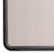 Quartet Contour Fabric Bulletin Board, 36 x 24, Gray, Plastic Graphite Frame QRT7693G